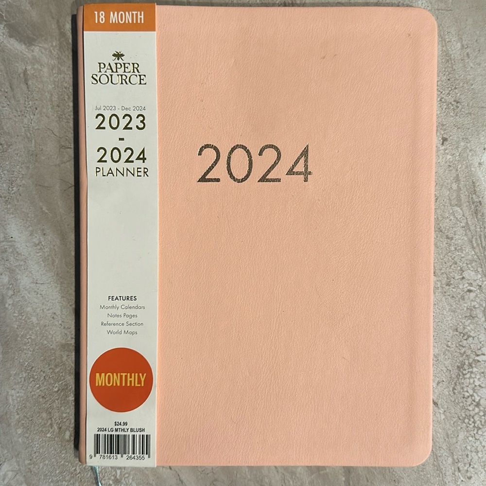 Brand new Paper Source 2024 planner